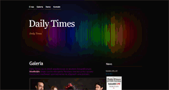 Desktop Screenshot of dailytimes.studiosonar.pl